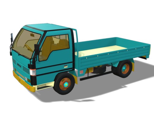 3D Models for Lowpoly Truck
