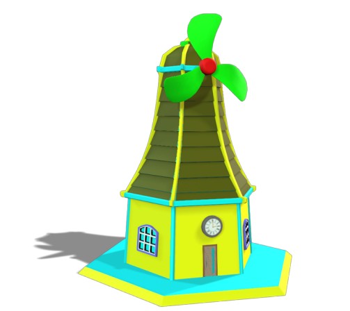 Stylized 3D Model House