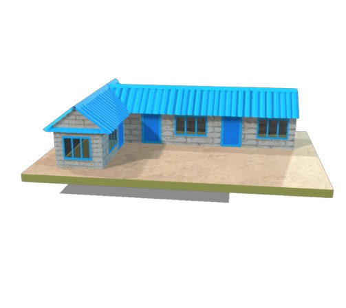 free 3d models for School 3D  based in Low Poly style.