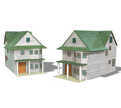 Free House 3D Models for Download