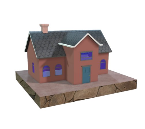 Suburban House 3D Models
